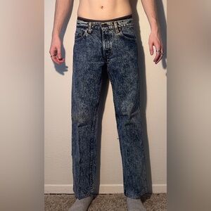 VINTAGE 1988 506 RARE Dark Acid Wash Blue Men's MINT Levi’s Jeans